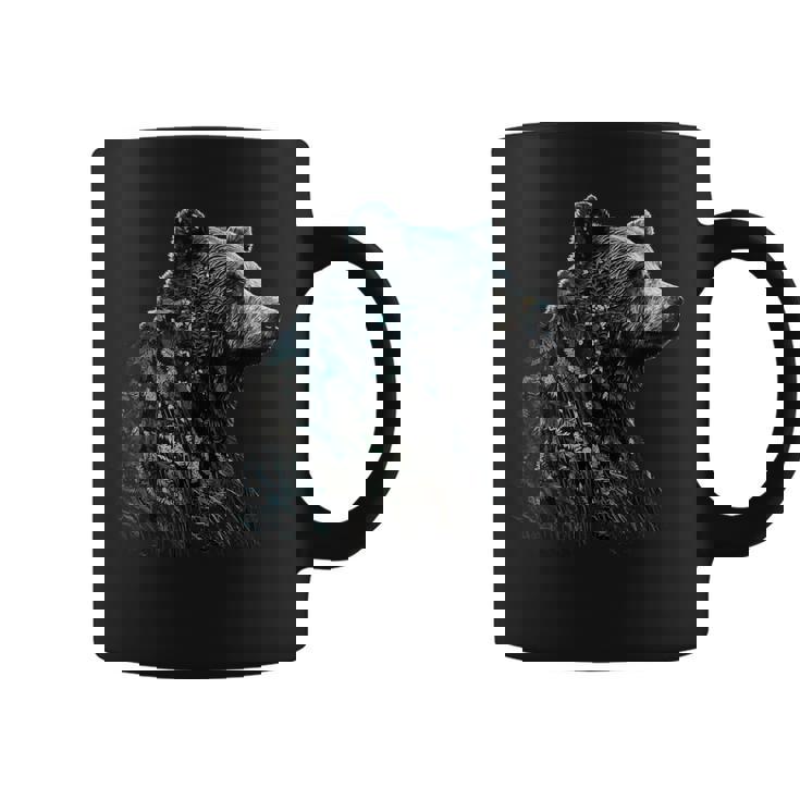 クマ、動物好き、動物クマ コーヒーマグ