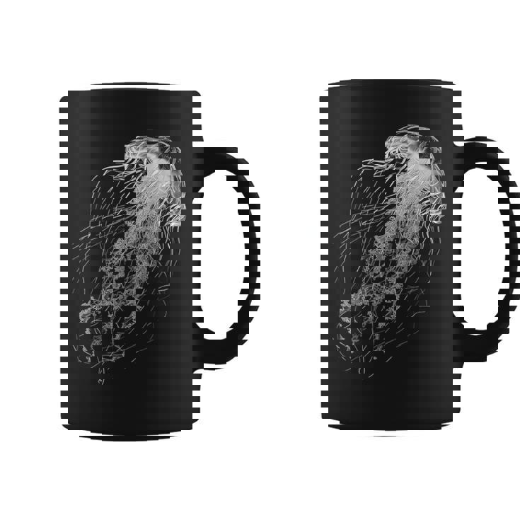 クラゲ 動物 モチーフ イラスト クラゲ コーヒーマグ