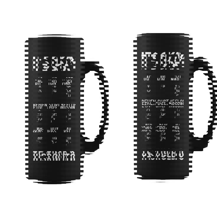 クラシック音楽 音楽好き 作曲家 バッハ モーツァルト ベートーヴェン シューベルトメンデルスゾーン ブラームス 音楽家 コーヒーマグ