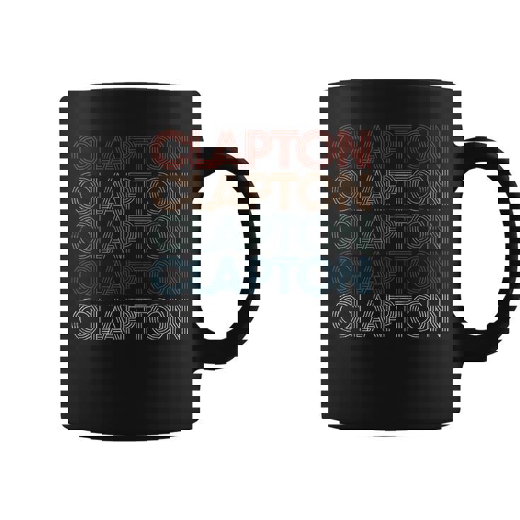 クラプトン 名前 レトロ ヴィンテージ コーヒーマグ