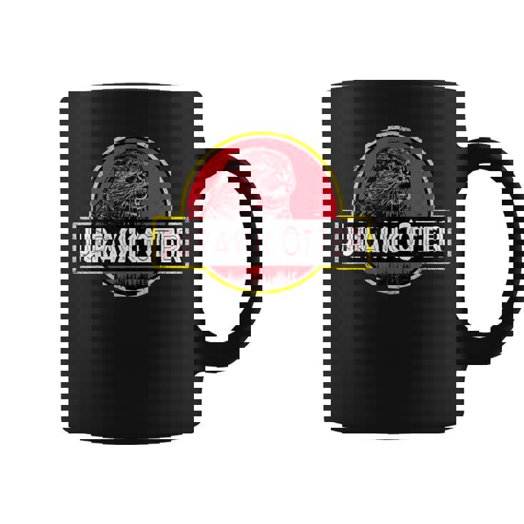 クリスマス用のかわいくて楽しいカワウソ。 コーヒーマグ