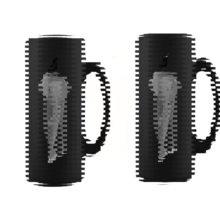 クロウタドリ 鳥 エレファント 動物 図 バードウォッチング 贈り物 鳥類学者 生物学者 自然科学 コーヒーマグ