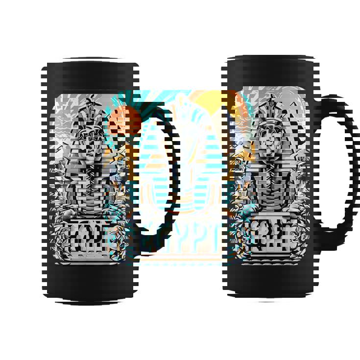 クールなエジプトスフィンクス旅行コスチュームエジプトのお土産。 コーヒーマグ