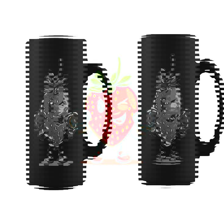 クールなボクシングストロベリーコスチューム。 コーヒーマグ