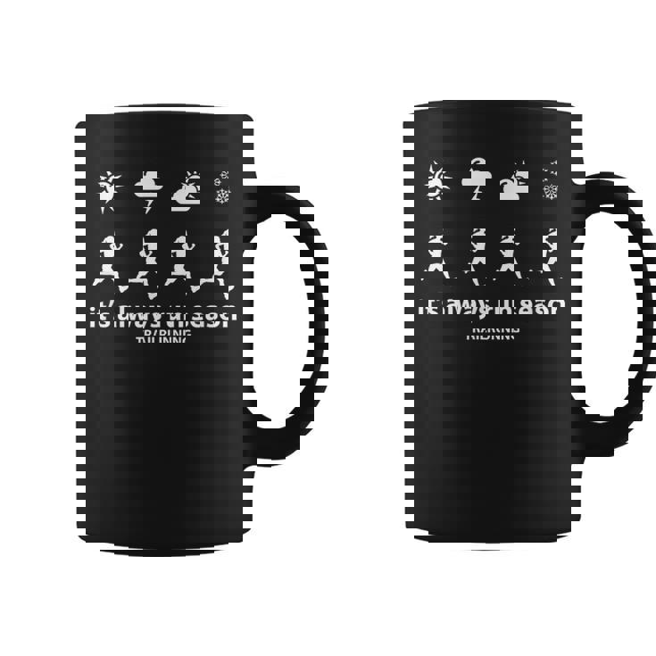 クールなランニングトレイルラン コーヒーマグ