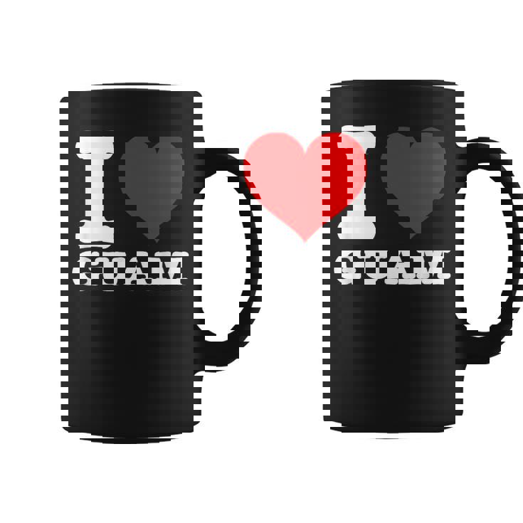 グアム I Heart Guam I Love Guam コーヒーマグ