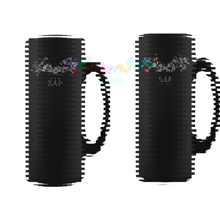 グアム お土産 蝶 花 グラフィック コーヒーマグ