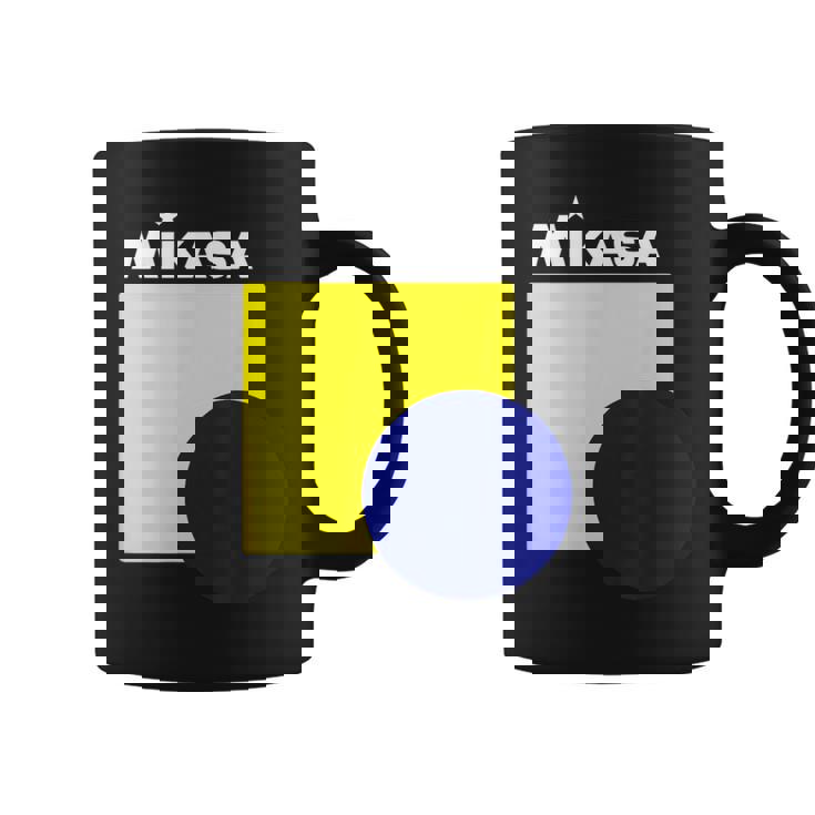 グラフィック＆ロゴ Wh バレーボール コーヒーマグ