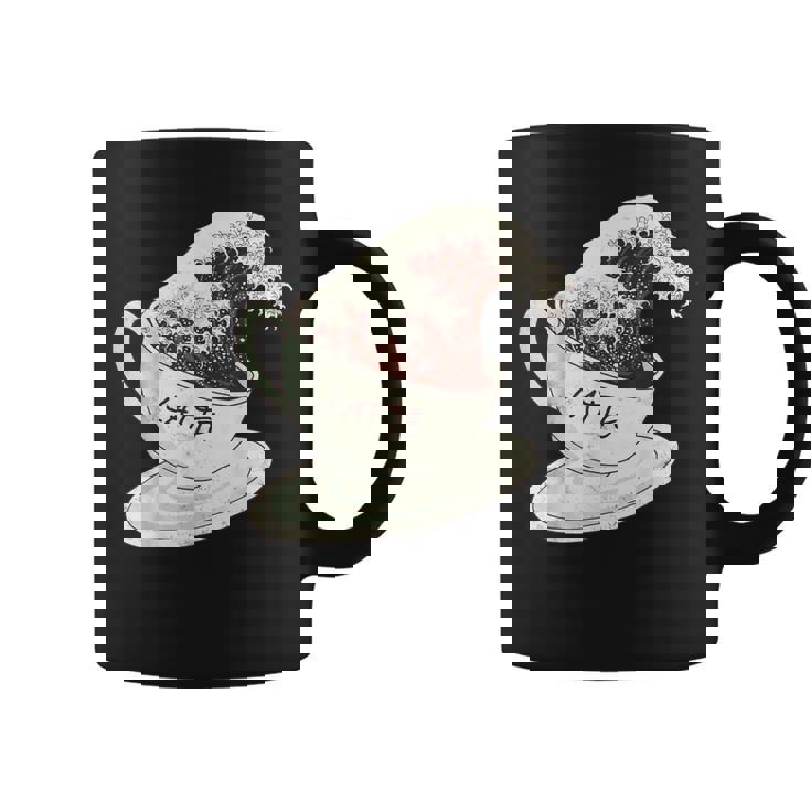 グレートウェーブ カフェラテ コーヒー カフェイン 神奈川 北斎 コーヒーマグ