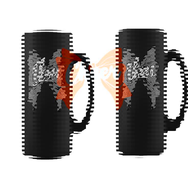 コケット オレンジ チア リボン スポーツ チアリーダー チアリーディング コーヒーマグ