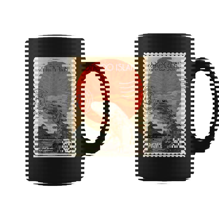 コモド島インドネシアコモドドラゴン コーヒーマグ