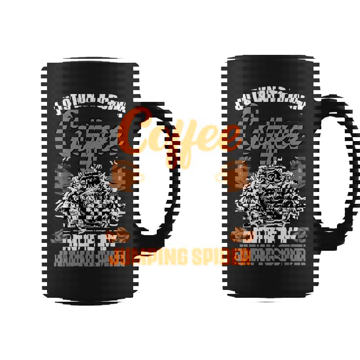 コーヒーを飲んで、面白いハエトリグモを撫でたいだけ コーヒーマグ
