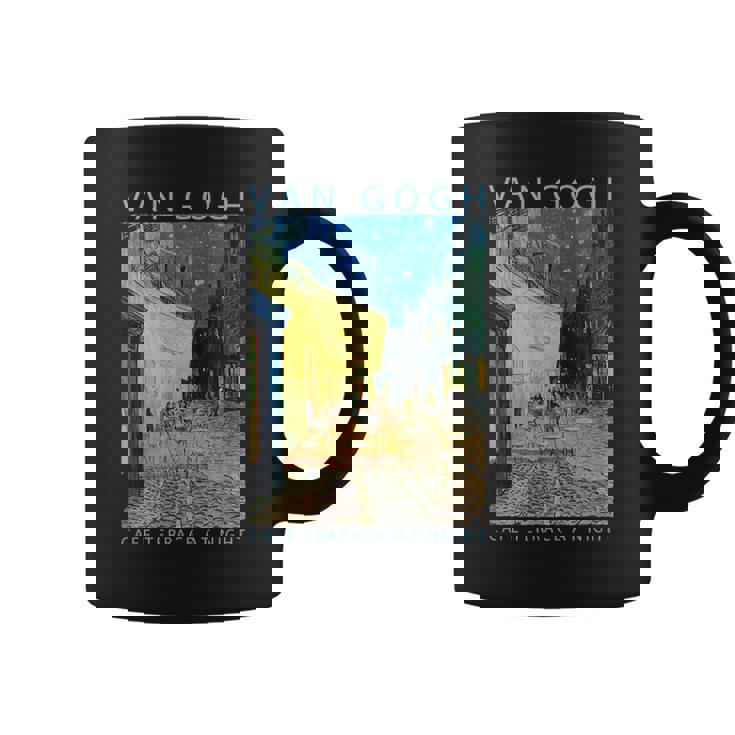 ゴッホ 面白いtシャツ アート 夜のカフェテラス 印象派 絵画 メンズ レディース 面白い 服 美術 油彩画 コーヒーマグ