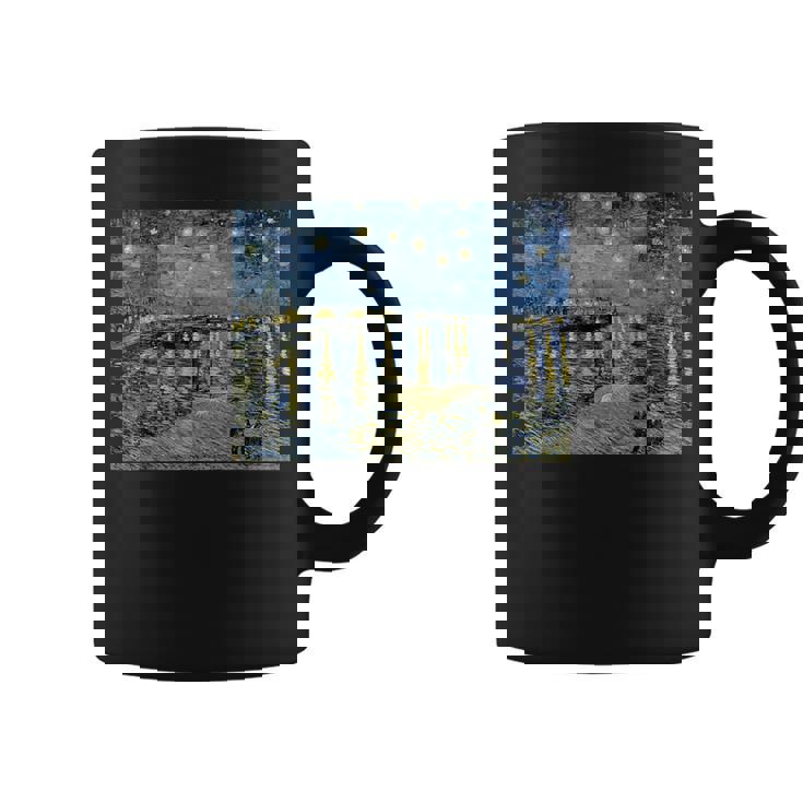 ゴッホ／ローヌ川の星月夜【世界の名画】（高精細画質）フィンセント・ファン・ゴッホ Gogh 美術館アート コーヒーマグ