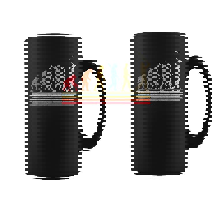 ゴルファー&ゴルファーへのレトロなゴルフエボリューションギフト コーヒーマグ