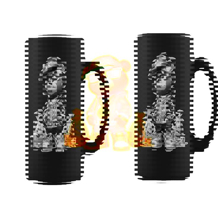 ゴールデンテディベア ボスマネーバッグ ゴールデンコイン&チェーン コーヒーマグ