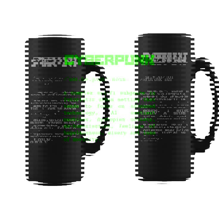 サイバーパンクの単語定義 コーヒーマグ