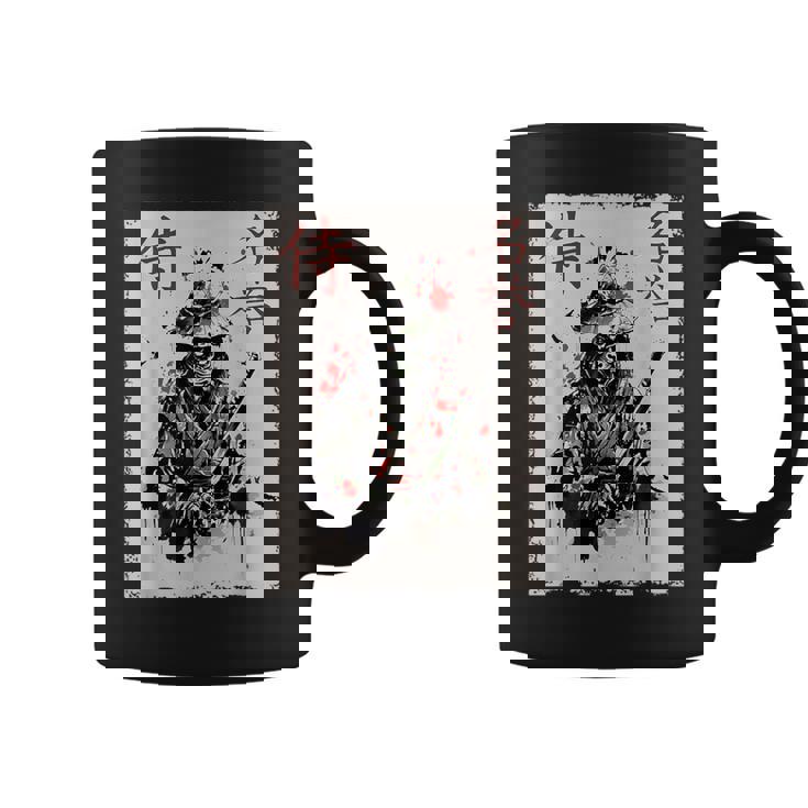 サムライ戦士 カエル グラフィック カッコいい 日本美術 カエル コーヒーマグ