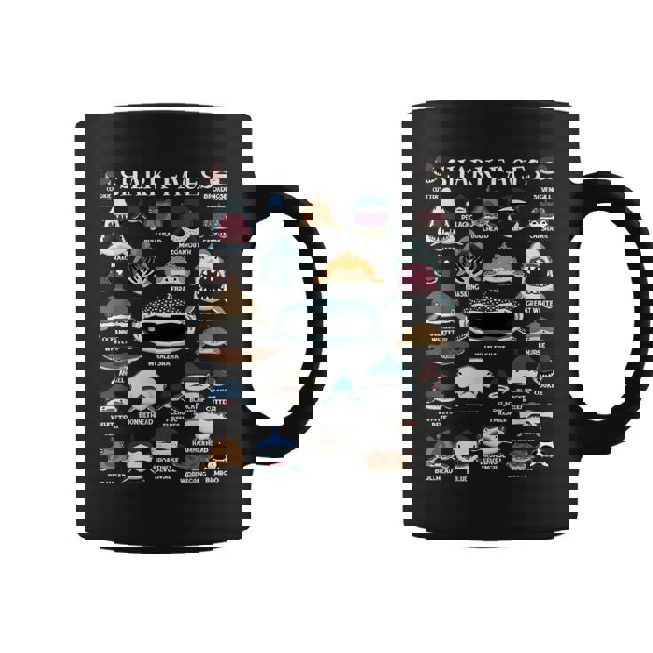 サメの種類 面白いサメの顔 サメの恋人 キッズ 先生 コーヒーマグ