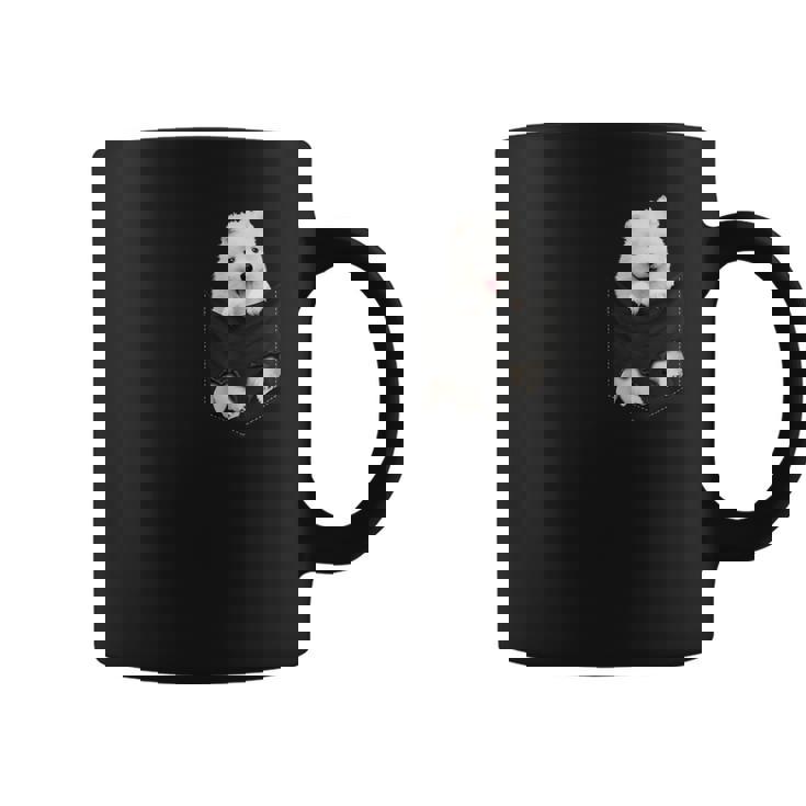サモエド愛好家のための面白いサモエドをポケットに入れました コーヒーマグ