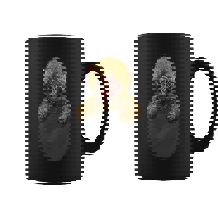 サル 猿 ニホンザル ポケット コーヒーマグ