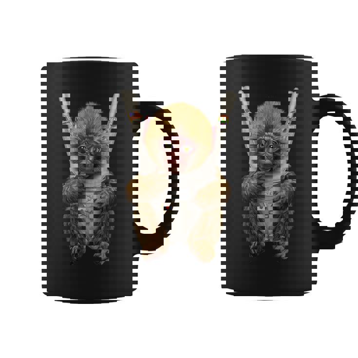 サル 猿 ニホンザル 抱っこ 抱っこ紐 コーヒーマグ