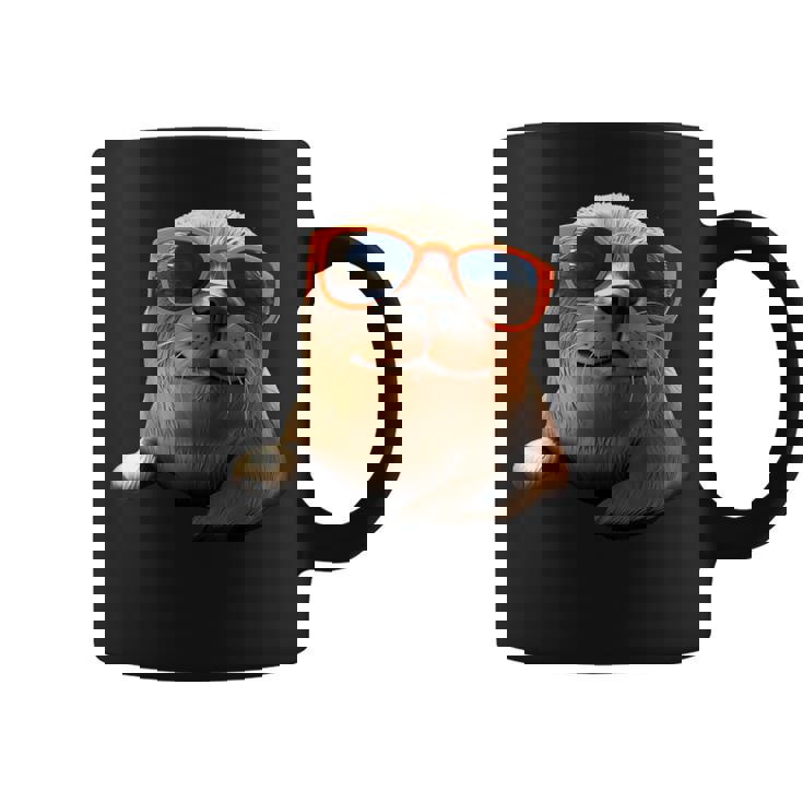 サングラスをかけたアザラシ かわいいアザラシ コーヒーマグ