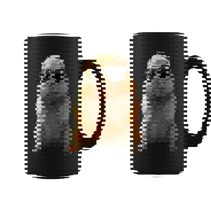 サングラスをかけたウォンバット オーストラリア かわいい ウォンバット コーヒーマグ