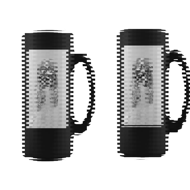 サングラスをかけたキャバリア コーヒーマグ