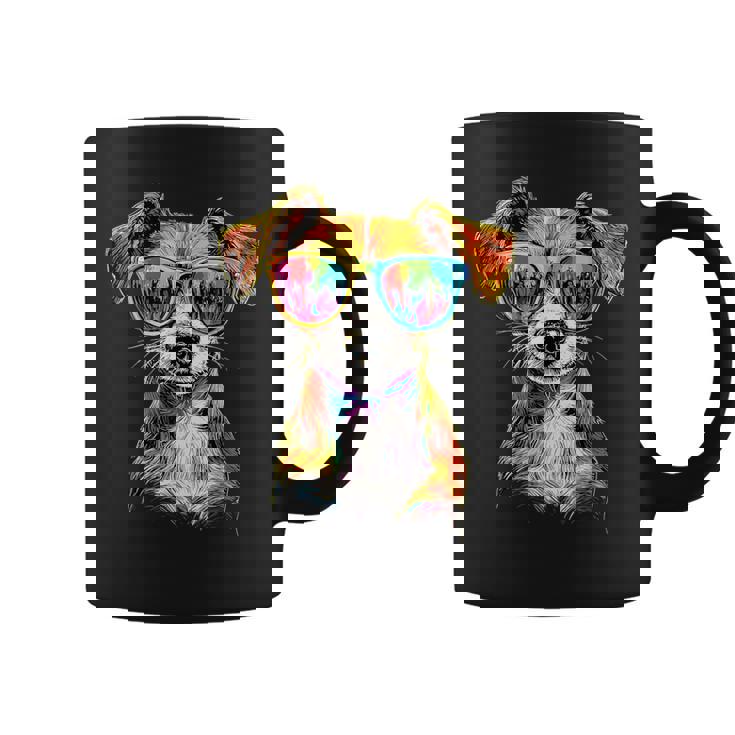 サングラスをかけたジャック・ラッセル・テリア ジャック・ラッセル愛好家 コーヒーマグ