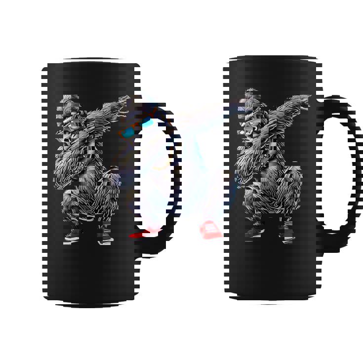 サングラスをかけたダブダンスのゴリラ猿 コーヒーマグ
