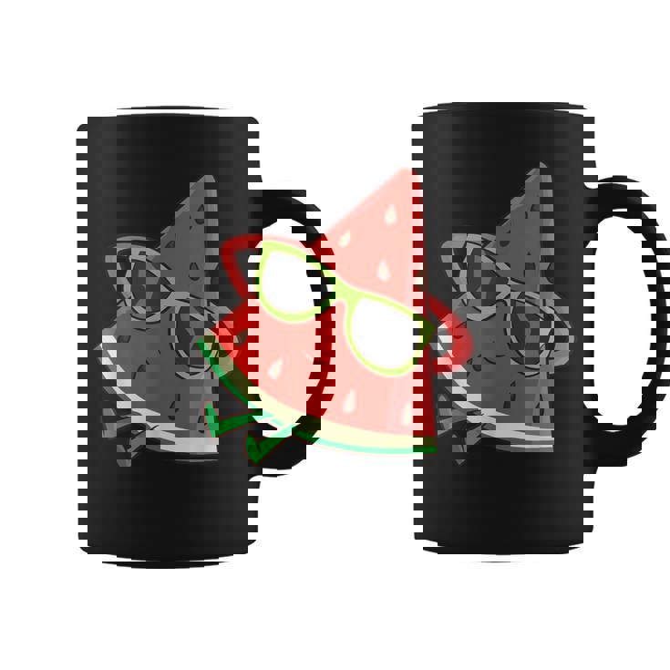 サングラス面白いスイカとスイカの夏のメロン コーヒーマグ