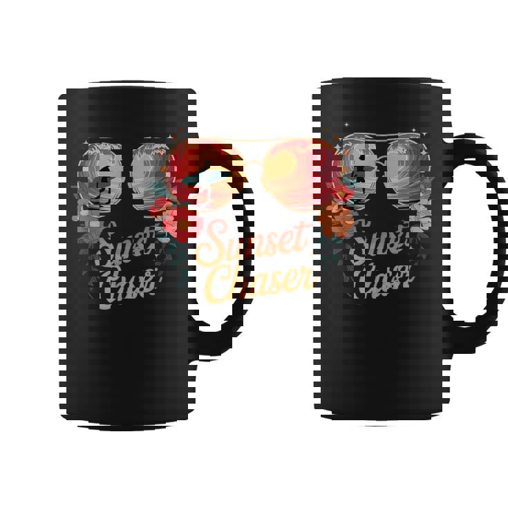 サンセット チェイサー サーフィン トロピカル バイブ コーヒーマグ