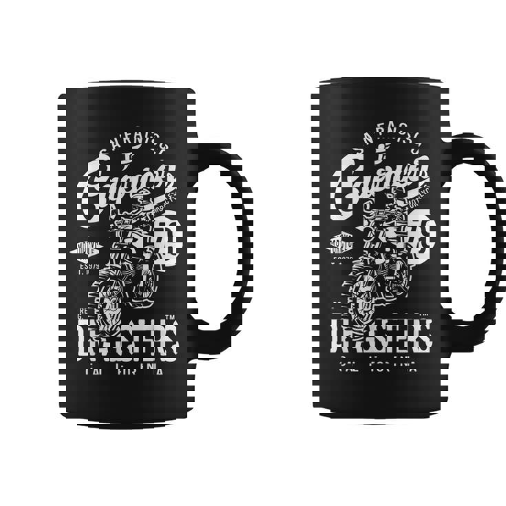 サンフランシスコ カフェ レーサー ドラッグスター レトロ バイク バイカー コーヒーマグ