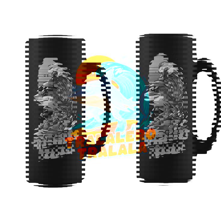 サーフィン トララレロ トラララ イタリアンブレインロットミーム コーヒーマグ