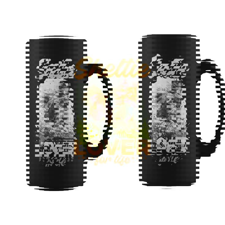 シェットランド・シープドッグ・ドッグ・シェルティー-シェルティ・ラヴァー・フォー・ライフ コーヒーマグ