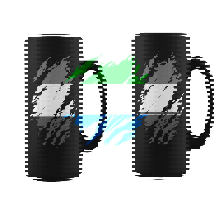 シエラレオネの国旗シエラレオネ コーヒーマグ