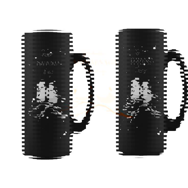 シマエナガ 雪の妖精 北海道 日本の野鳥 コーヒーマグ