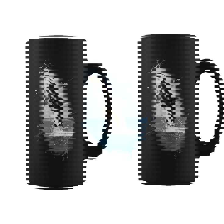 シャチとシャチのギフト コーヒーマグ