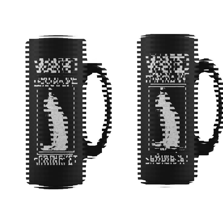 シュレディンガーの猫 指名手配の猫 死んで生きている 物理学 物理学者 コーヒーマグ