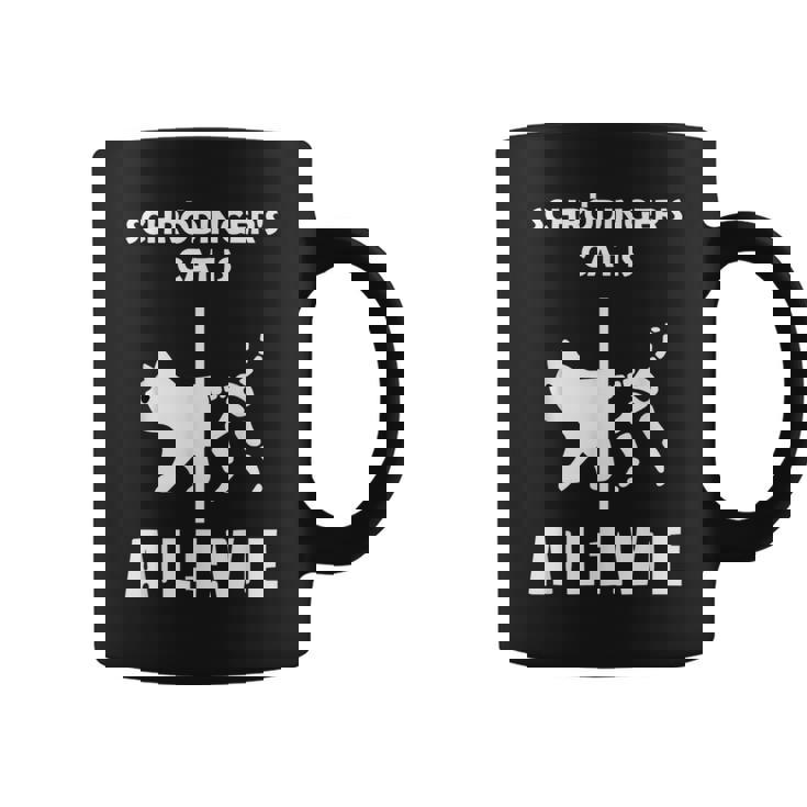 シュレディンガーの猫-死んで生きている-物理オタク コーヒーマグ