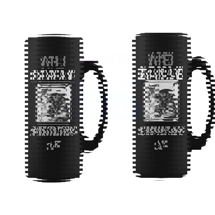 シュレディンガーの猫指名手配教師 物理科学教授 コーヒーマグ