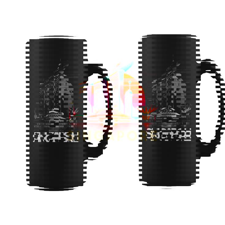 シンガポール市のランドマークビルのお土産 コーヒーマグ