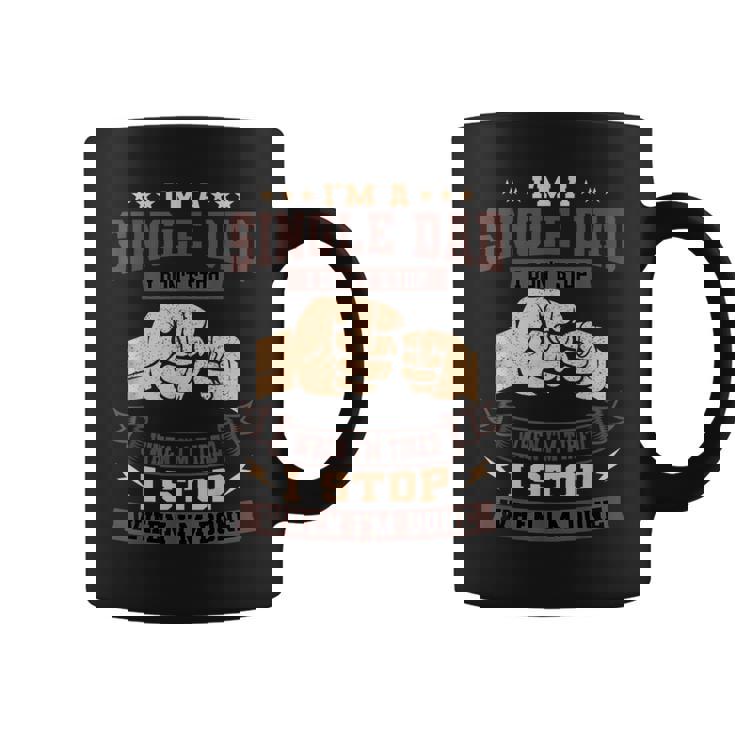 シングルパパ唯一の親ソロペアレントフッドローン・ファーザー コーヒーマグ