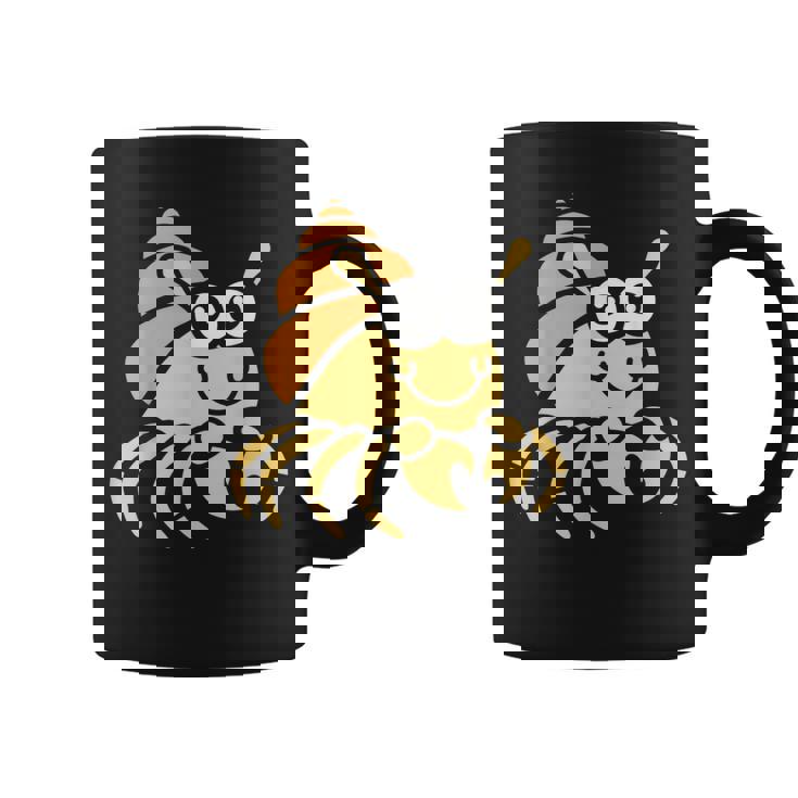 シンプルでかわいいミニマリストの甲殻類のリトル・ハーミット・バーナード コーヒーマグ