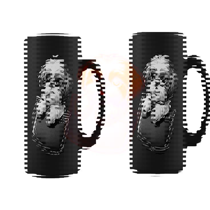 シーズーインポケット シーズー犬好き コーヒーマグ