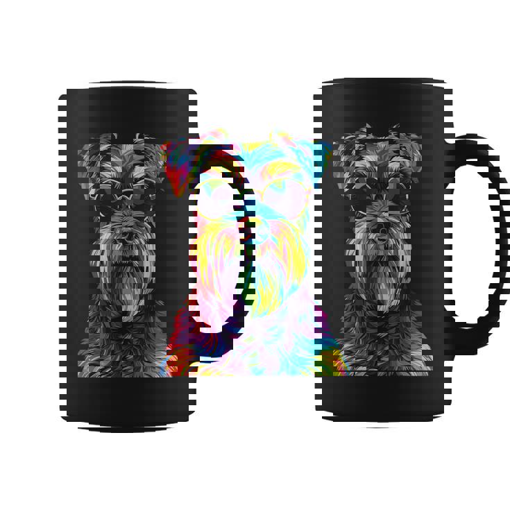 ジャイアントシュナウザー愛好家 ポップアート 面白い ジャイアントシュナウザー 犬 コーヒーマグ