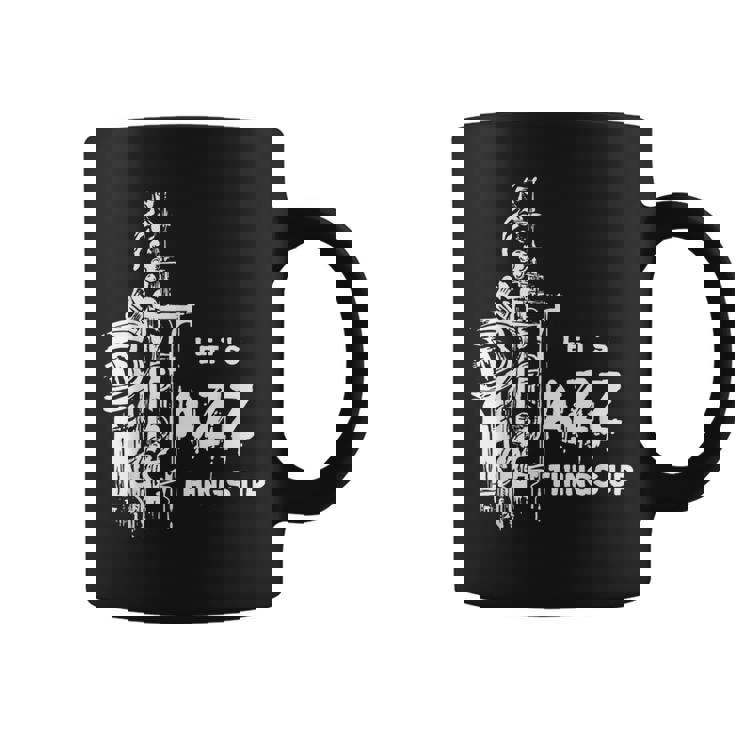 ジャズ・サックス レッツ・ジャズ・シング・アップlet's Jazz Thing Up コーヒーマグ
