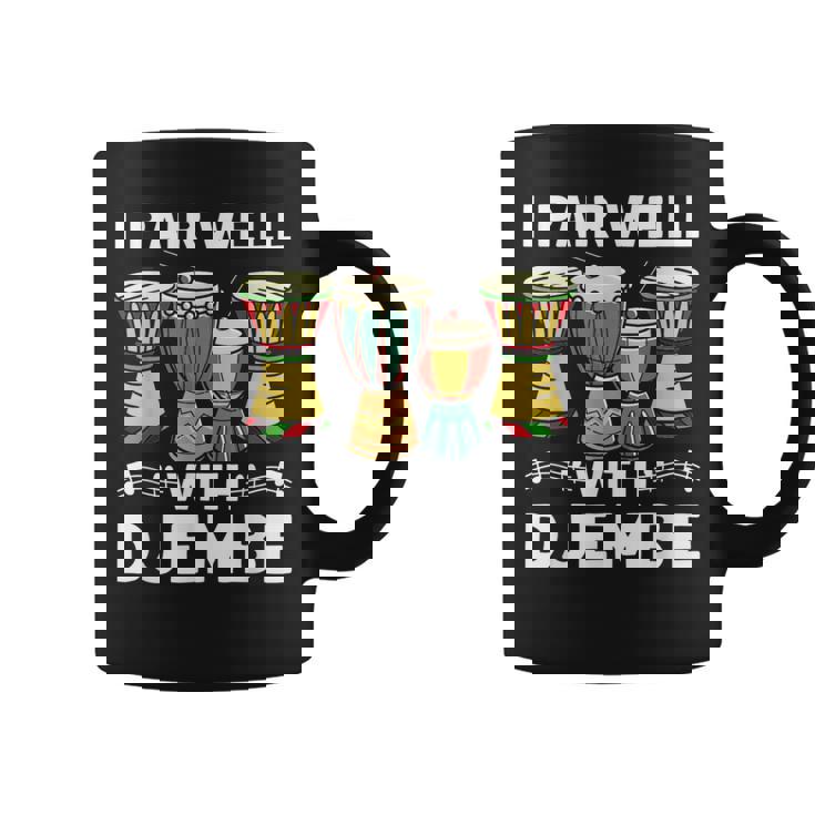 ジャンベ・マンディンカと相性がいいアフリカンミュージックジャンベ コーヒーマグ