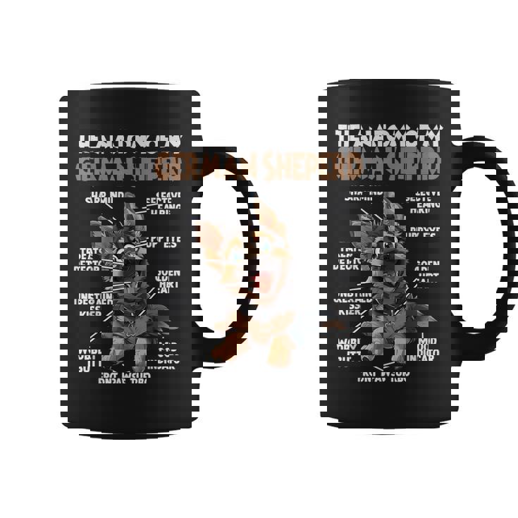 ジャーマン シェパードの犬の散歩 T 犬愛好家のジャーマン シェパード コーヒーマグ